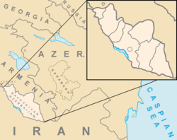موقع نخجوان في منطقة جنوب القوقاز