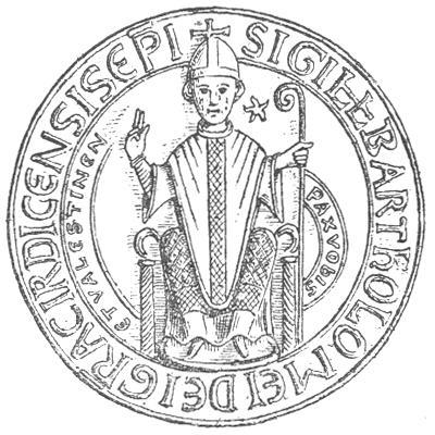 ملف:Seal of Bartholomew, Latin Bishop of Karditsa and Velestino (Schlumberger, 1897).jpg