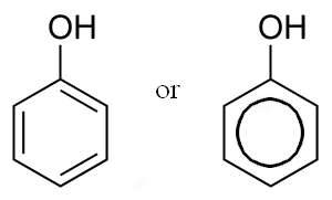 ملف:Phenol chemical structure.png