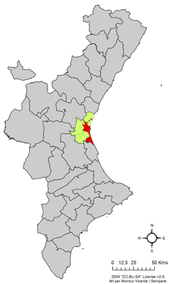 ملف:Localització de Ciutat de València respecte del País Valencià.png