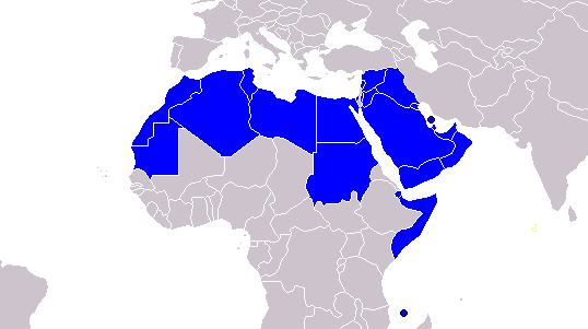 ملف:League of Arab States, including Western Sahara.png