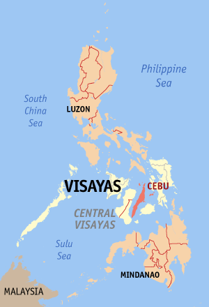 خريطة الفلبين توضح سبو