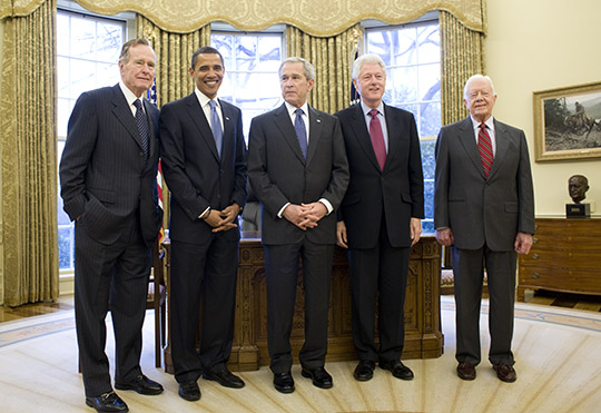 ملف:Living US Presidents 2009.jpg
