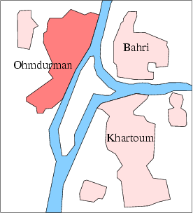 ملف:Map Sudan Ohmdurman.png