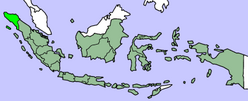 موقع آتشيه في إندونسيا