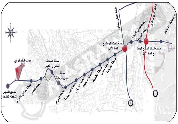 ملف:خريطة محطات مترو القاهرة، الخط الرابع.jpg