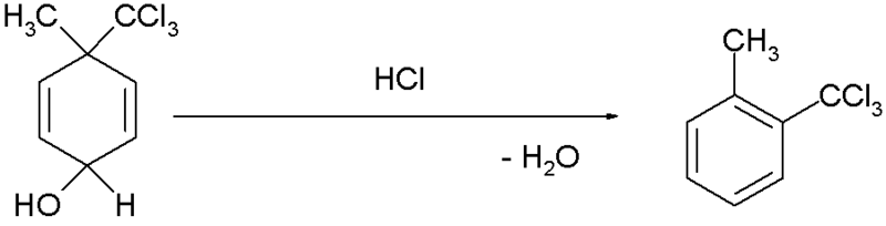 ملف:Dienol benzene rearrangement.png