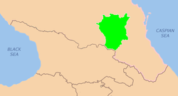 الجمهورية الشيشانية في منطقة القوقاز