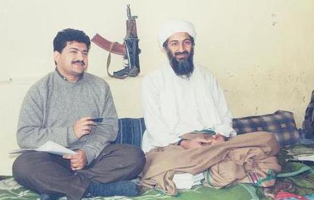 ملف:Hamid Mir interviewing Osama bin Laden.jpg