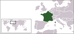 خريطة الجمهورية الفرنسية الثانية