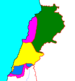 Civil war Lebanon map 1983a.gif