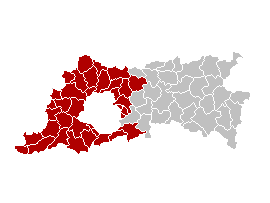 ملف:Arrondissement Halle-Vilvoorde Belgium Map.png