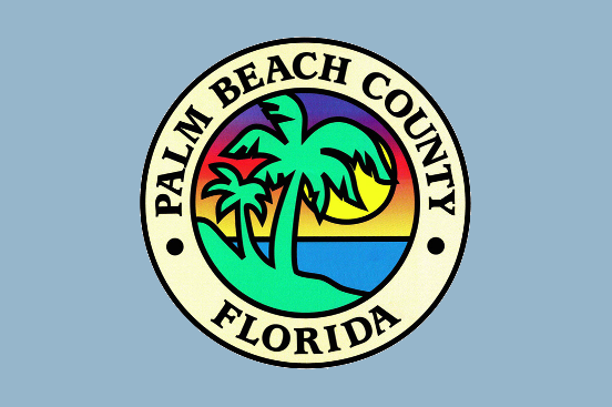 ملف:Flag of Palm Beach County, Florida.png