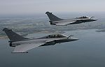 Canadian Forces Air Command CF-18 Hornet and French Air Force Dassault Rafales
