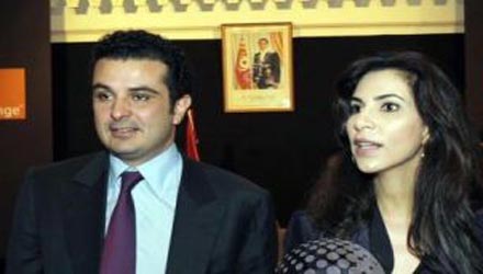 ملف:سيرين بن علي وزوجها مروان بن مبروك.jpg