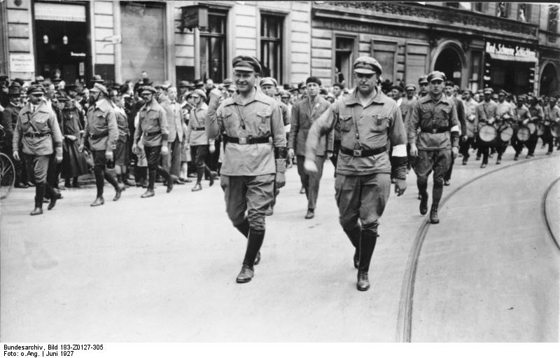 ملف:Bundesarchiv Bild 183-Z0127-305, Berlin 1927, Reichstreffen RFB, Thälmann, Leow.jpg