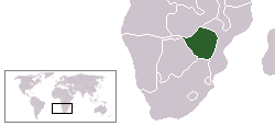 Location of روديسيا الجنوبية