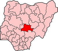 موقع ولاية نصراوة في نيجيريا