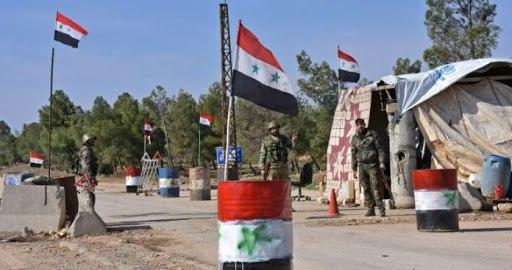 ملف:نقطة تابعة للجيش السوري في درعا.jpg
