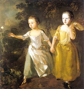 ملف:Gainsborough - The Painters Daughters Chasing a Butterfly.jpg