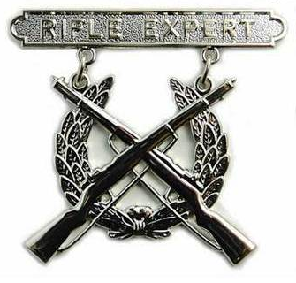 ملف:USMC Rifle Expert badge.png