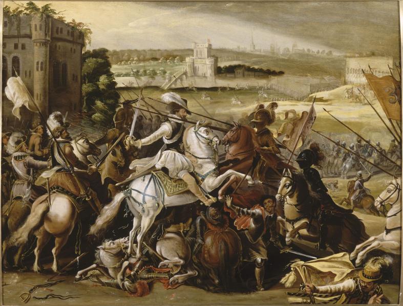 ملف:Henri IV à la bataille d'Arques 21 septembre 1589.jpeg
