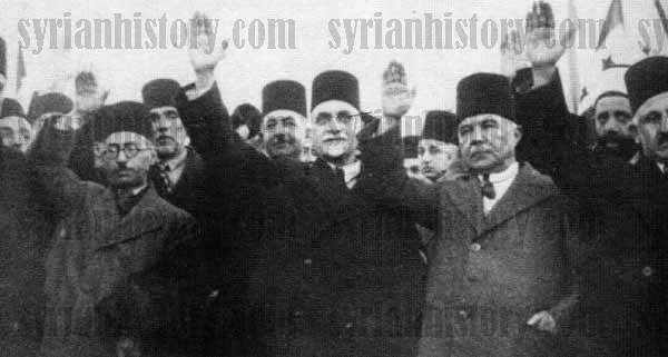 ملف:الوفد السوري في مفاوضات المعاهدة السورية الفرنسية 1936.jpg