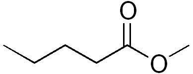 ملف:Methyl pentanoate.png