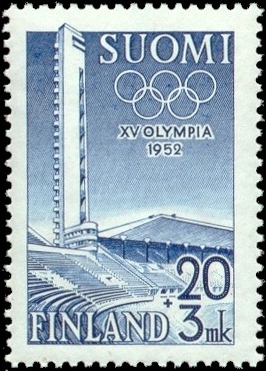 1952 Summer Olympic Games stamp