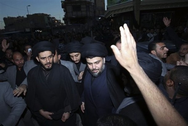 ملف:Muqtada al-Sadr in iraq 2011.jpg