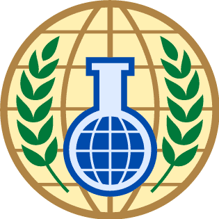 ملف:OPCW - Organisation for the Prohibition of Chemical Weapons logo.png
