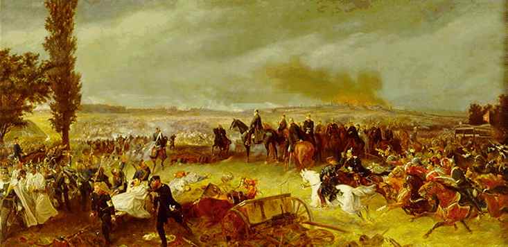 ملف:Battle of Koniggratz by Georg Bleibtreu.jpg