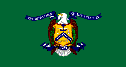ملف:Flag of the United States Department of the Treasury.png