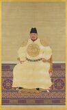 The Hongwu Emperor in a dragon robe, Ming dynasty