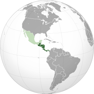 Central America (configurable orthographic projection).svg