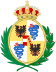 Coat of Arms of the House of Habsburg-Lorraine as Monarch of Milan (1707-1796).svg