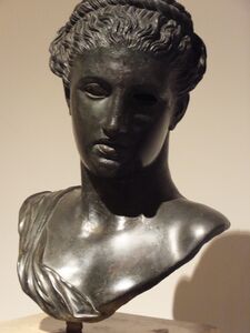 Artemis or Berenike found in the garden of the villa