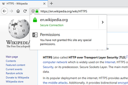 When accessing a site only with a common certificate, the address bar of Firefox turns green. For some other browsers, a "lock" sign may appear.