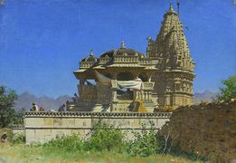 معبد هندوسي في أوداي‌پور، 1874—1886