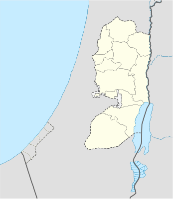 Location map West Bank