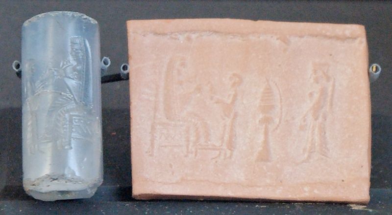 ملف:Cylinder seal harem Louvre AO22359.jpg