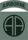Patch of the 82nd Airborne Division (UCP).svg