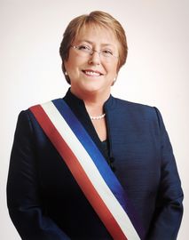 Michelle Bachelet (served 2006-2010, 2014-2018) 29 سبتمبر 1951 (العمر 72 سنة)