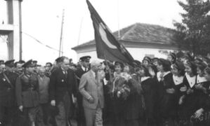 The Turkish flag brought upon the annexation of Hatay.