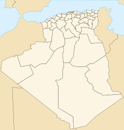 Map of Algeria highlighting Boumerdès Province