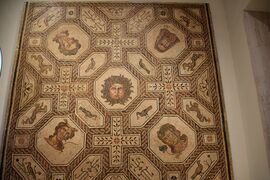 Mosaic of Medusa and the seasons from Palencia