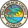 الختم الرسمي لـ Palm Beach County