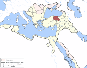 Sivas Eyalet, Ottoman Empire (1609).png