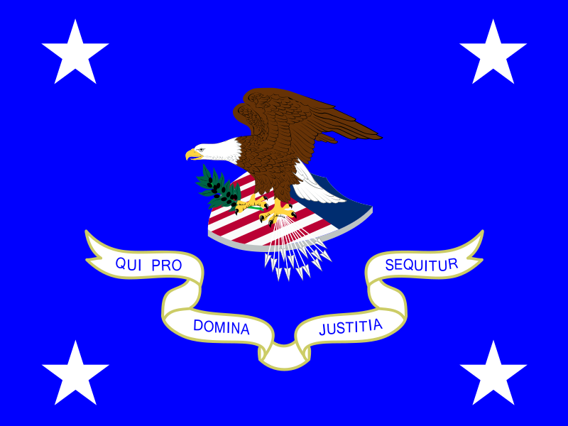 ملف:Flag of the United States Attorney General.svg