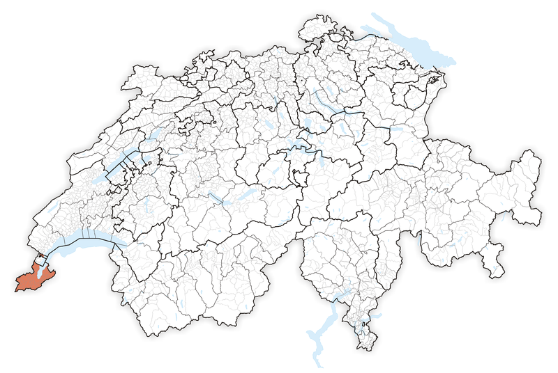 ملف:Karte Lage Kanton Genf 2009.png